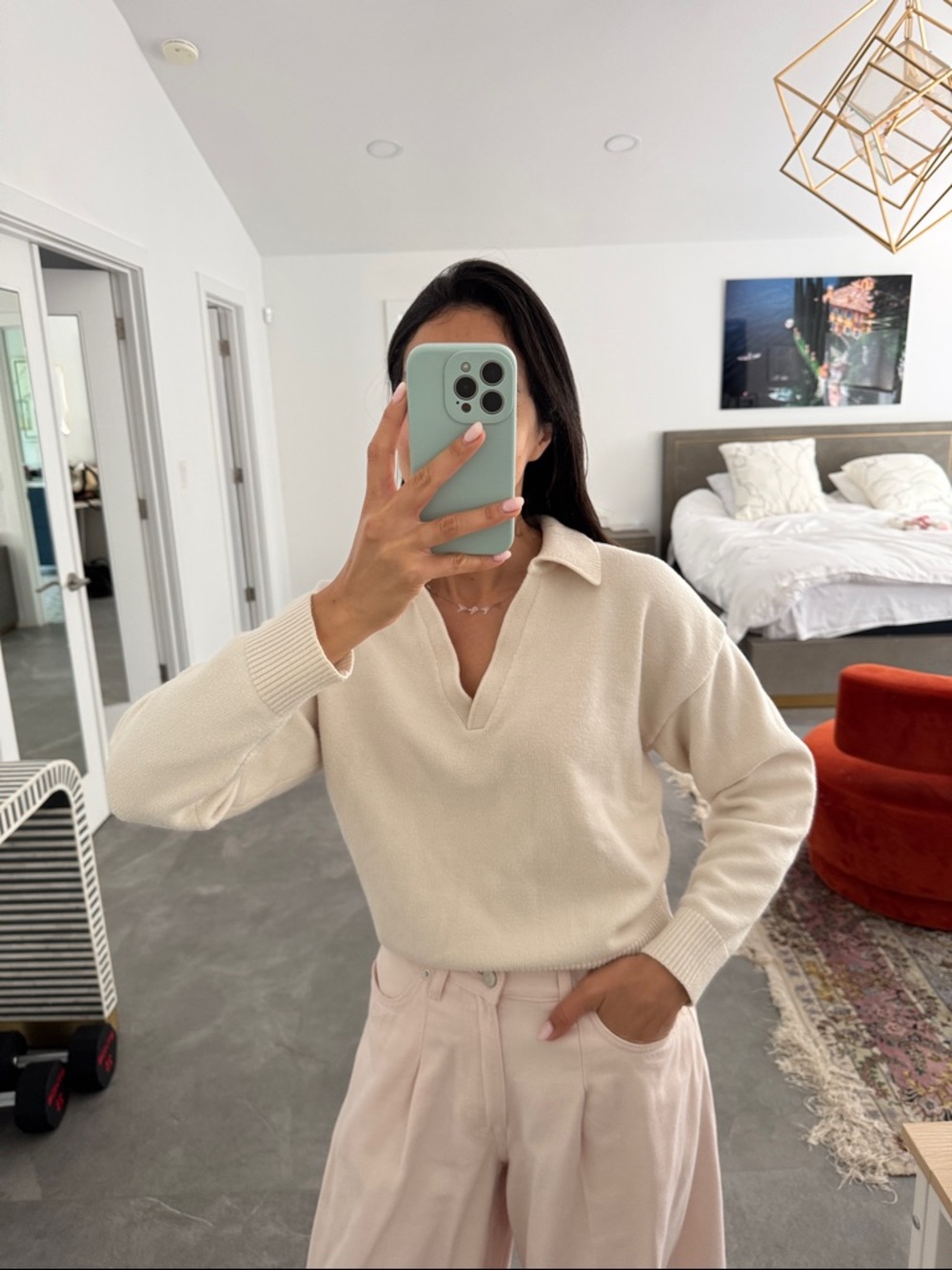Zara ivory sweater - Small
